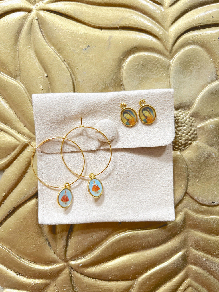 Charm Choice Hoop Earrings image 3