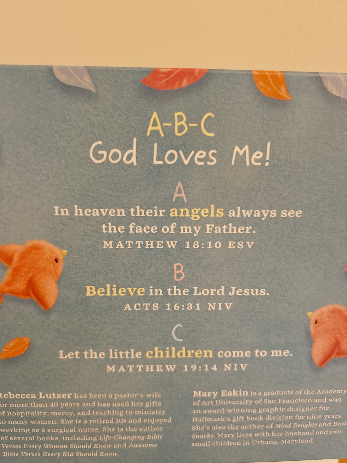 ABC Bible Verses for Little Ones Hardcover Book image 2