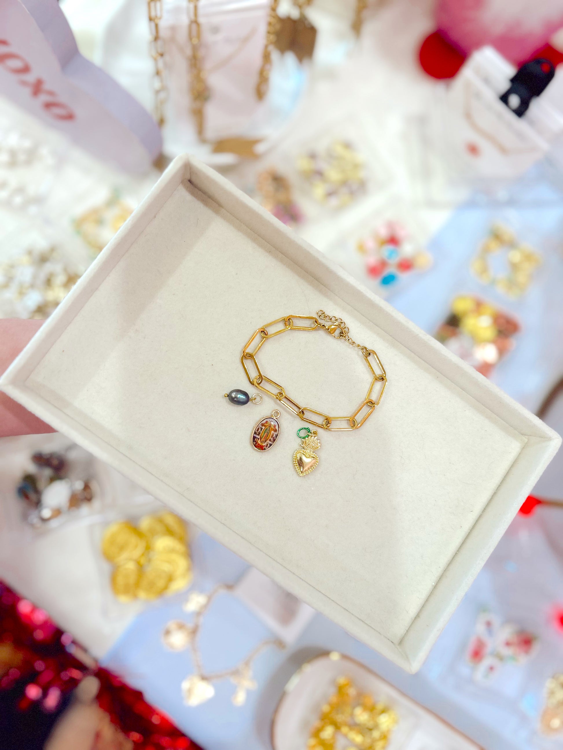 Large Paperclip Charm Bracelet (Charms Not Included) image 0