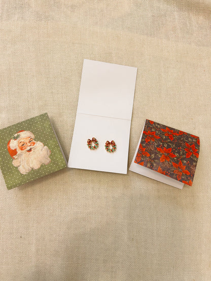 Christmas Earrings Stocking Stuffer Cards image 3