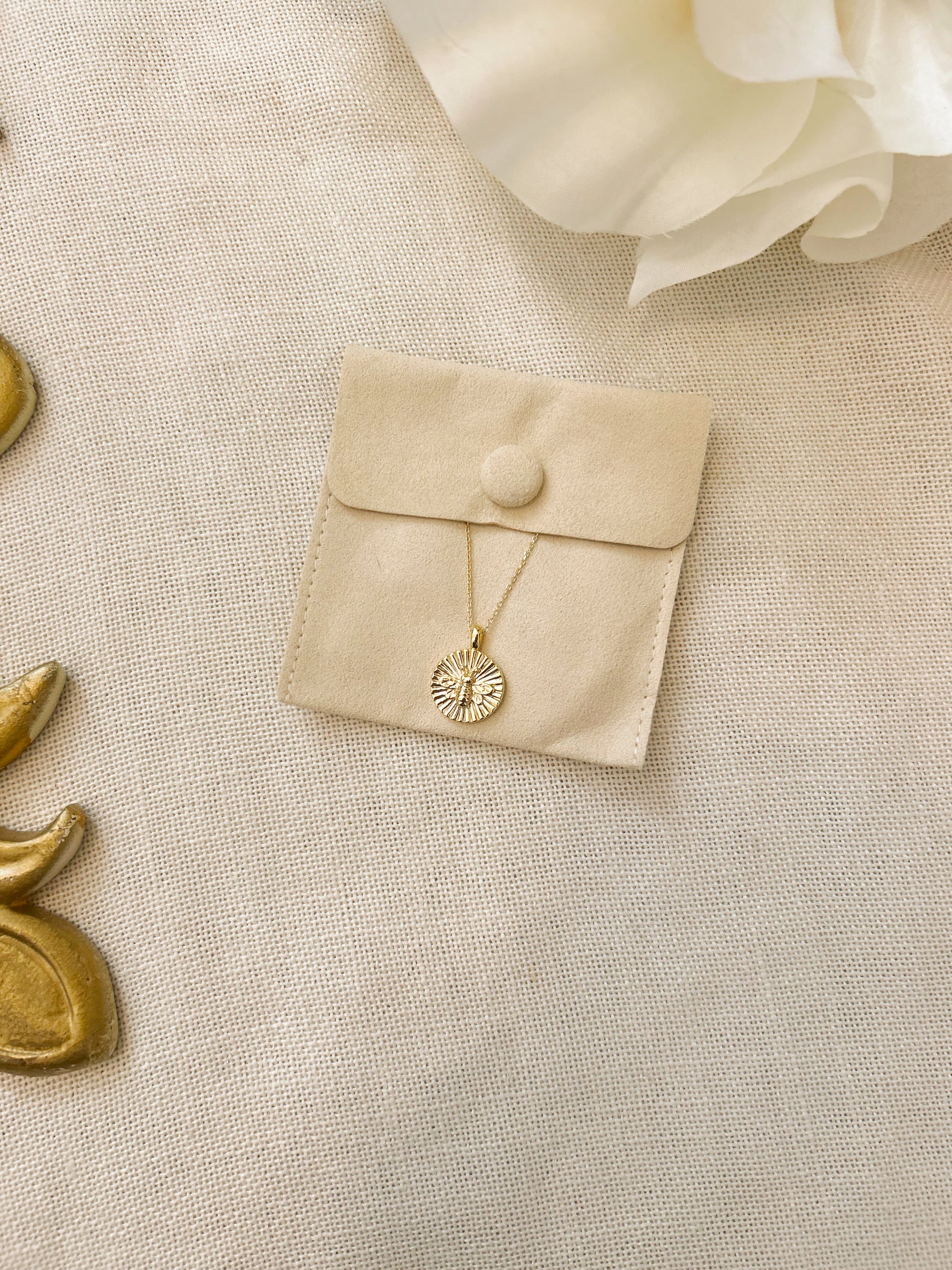 Honey Bee Gold Necklace image 2