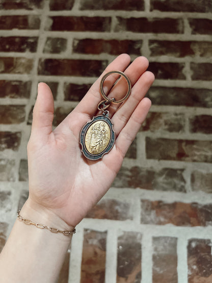St. Joseph Keychain Bronze image 1