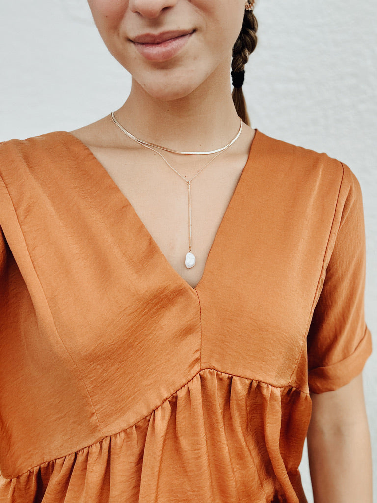 Pearl Layered Necklace image 1