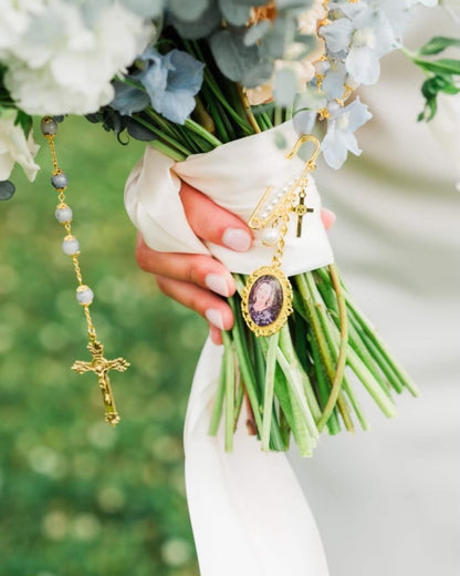 The Pamela Wedding Pin -- Wedding Bouquet Pin