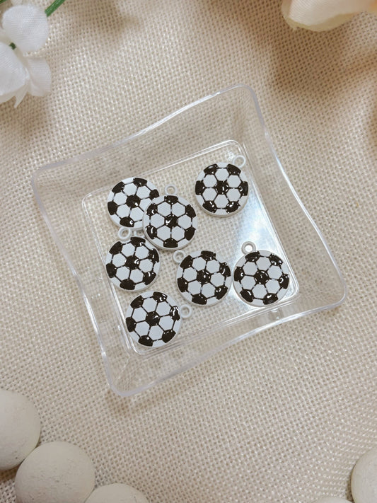Black & White Soccer Ball Charm
