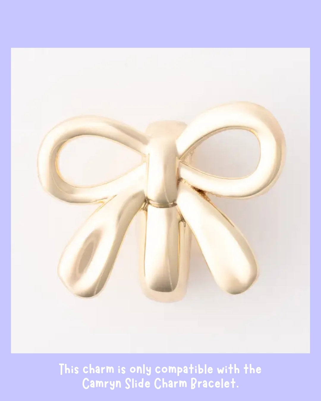 Charm Luxe Gold Bow image 0
