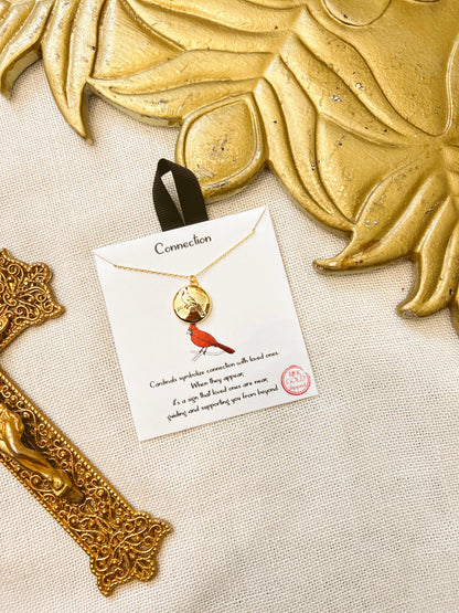 Connection Gold Cardinal Necklace image 1