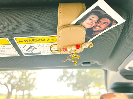 Leather Visor Clip image 0