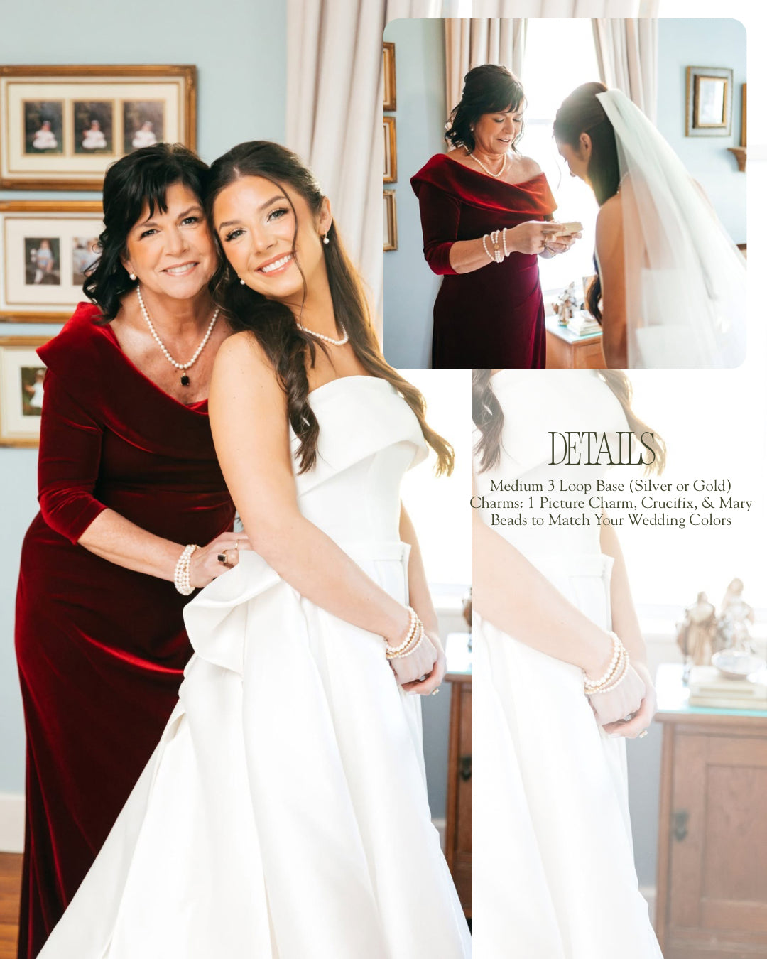 Dessa’s Mother of The Bride Wedding Day Pin