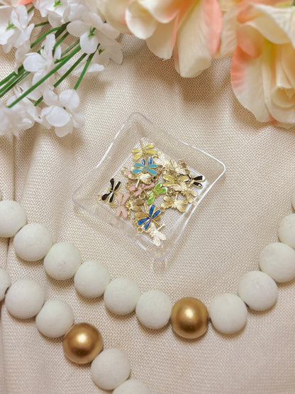 Coloful Dainty Dragonfly Charm (Multiple Color Options)