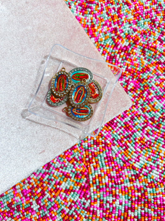 Our Lady of Guadeloupe Colorful with Rhinestones image 0