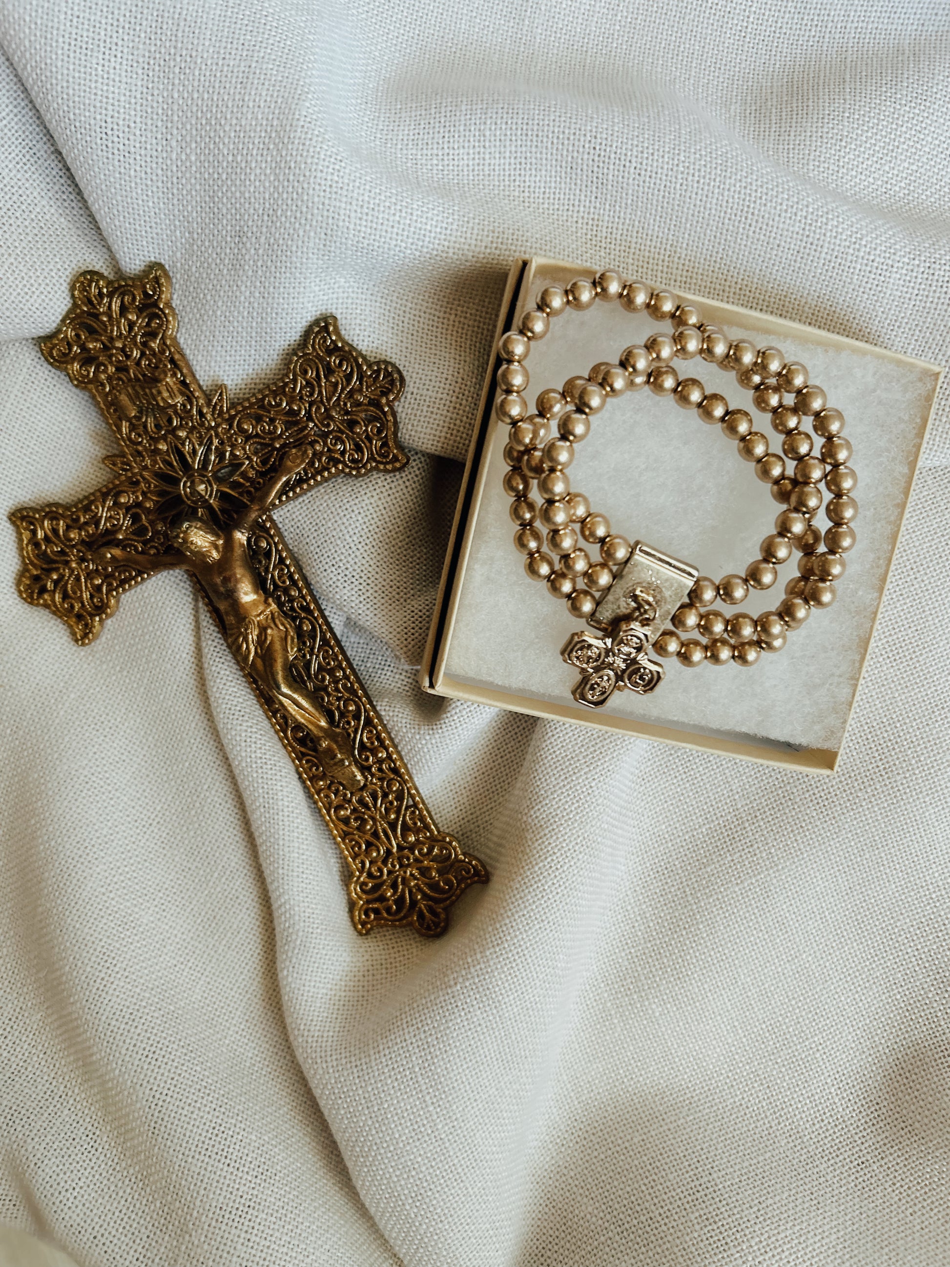 Cross Bracelet Stack Style image 3