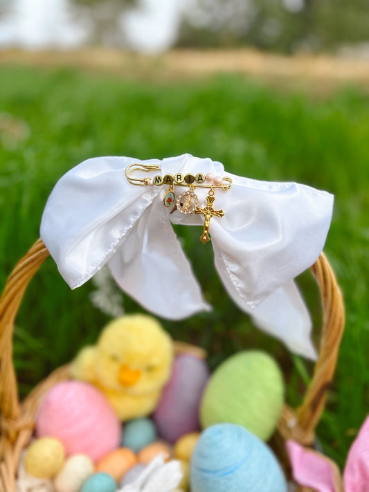 Easter Pin with Name or Initials image 0