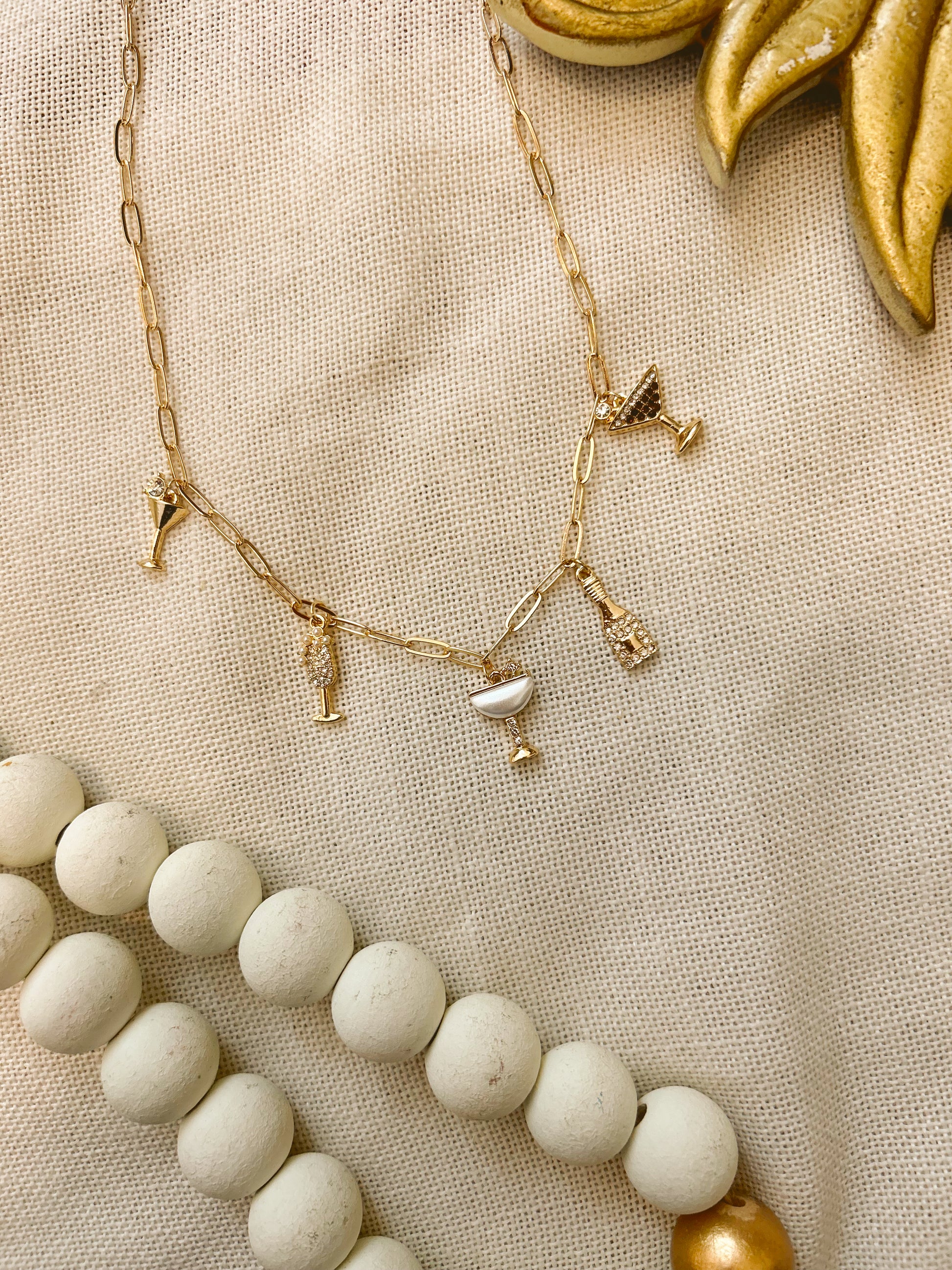 Girls Night Out Drinks Charm Necklace image 2