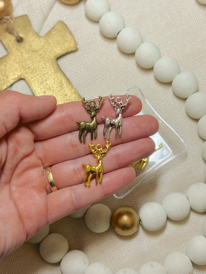 Deer Charm (Multiple Color Options)