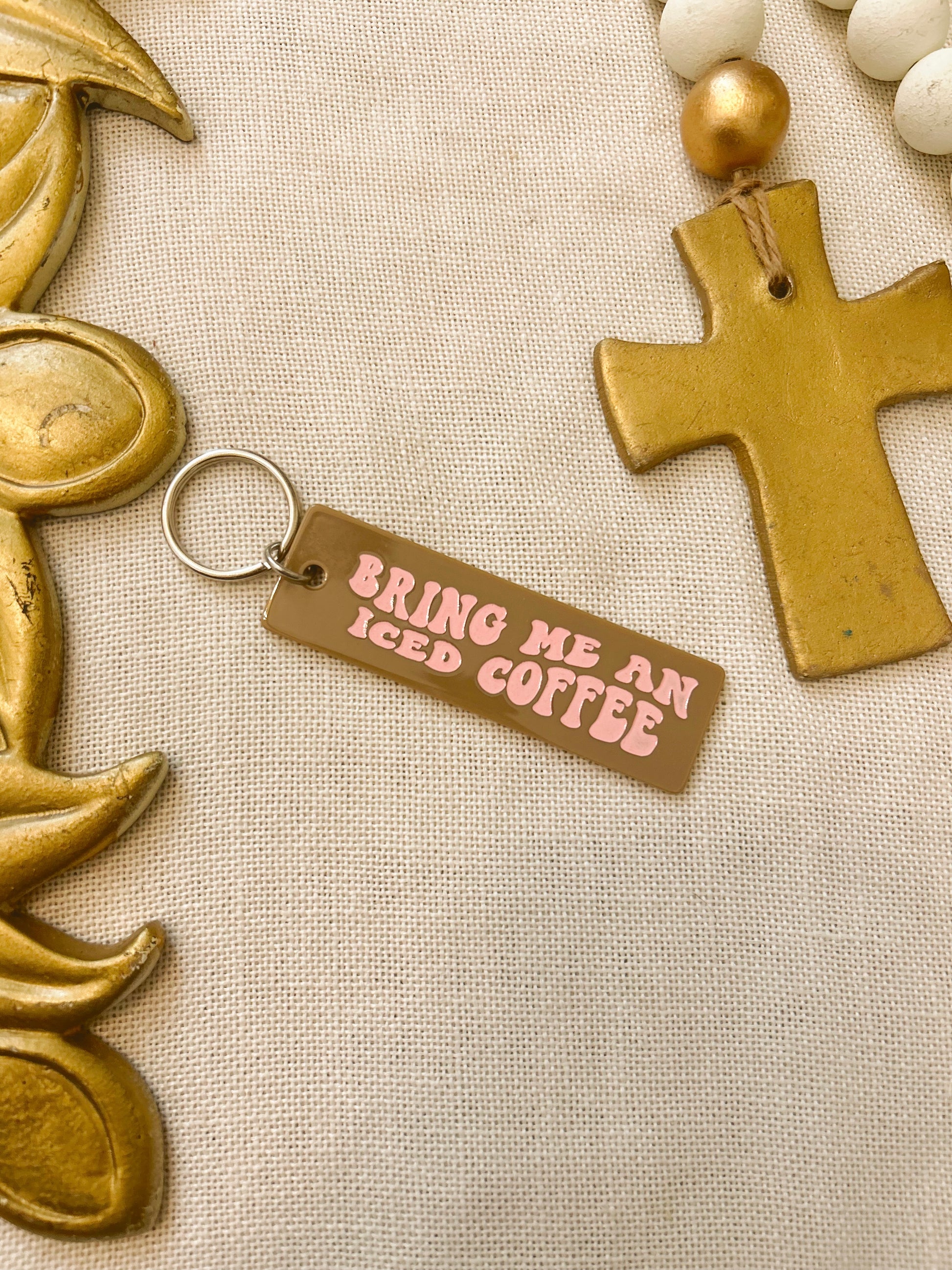 Bring Me An Iced Coffee Keychain image 1