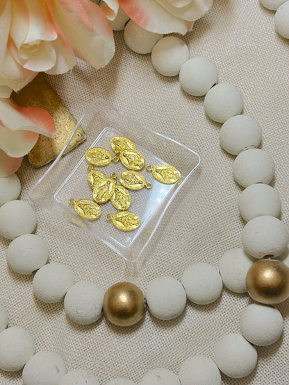 Gold Mary Charm