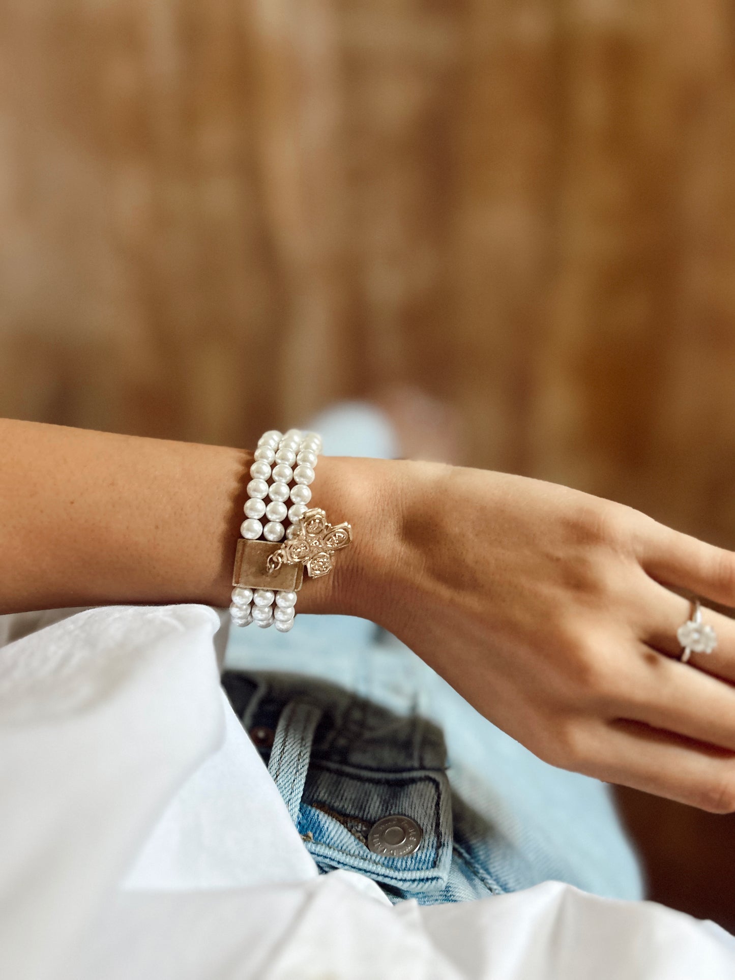 Cross Bracelet Stack Style image 4