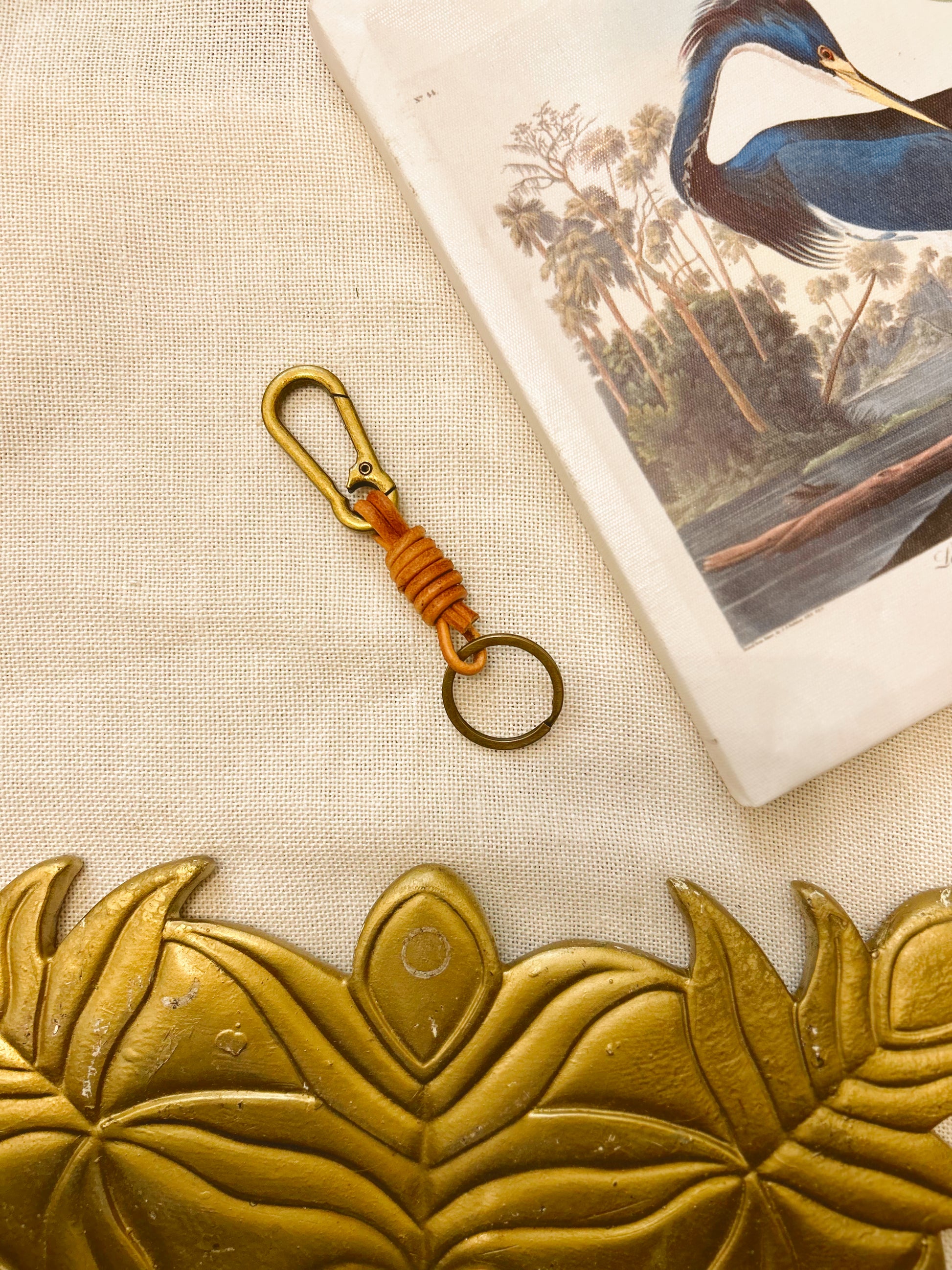 Leather Knot Charm Keychain image 3