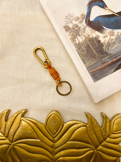 Leather Knot Charm Keychain image 3