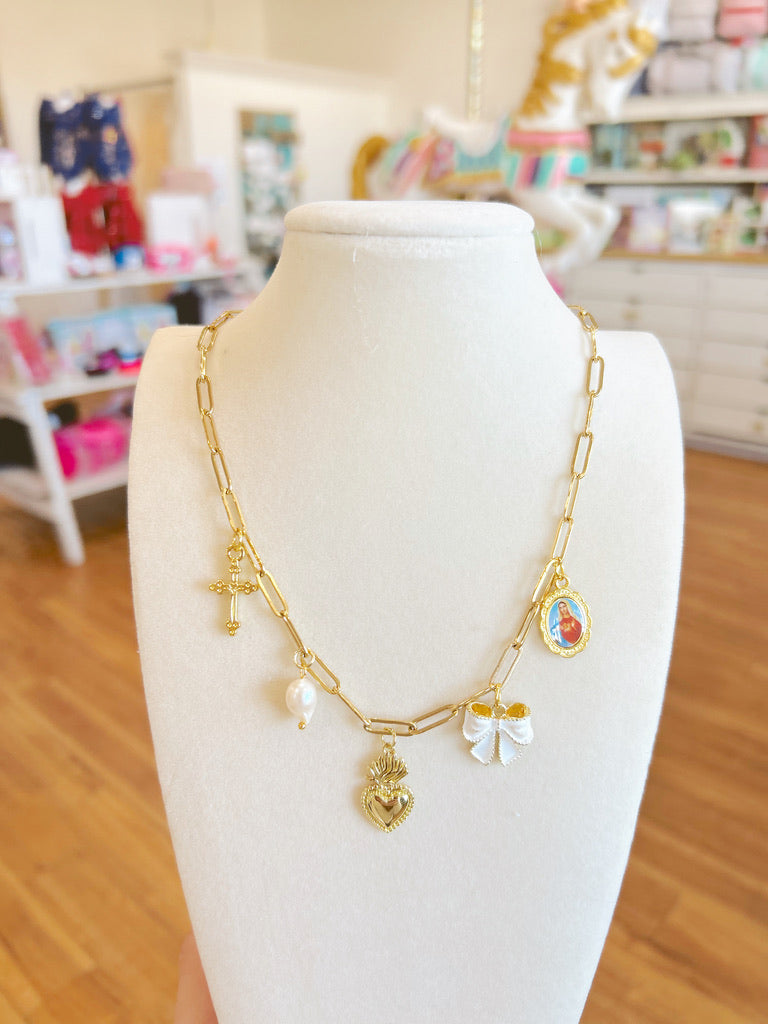 Regular Paperclip Chain Necklace (Charms Sold Seperately) image 1