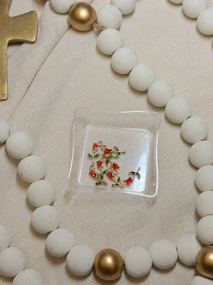 Rose Bud Charm