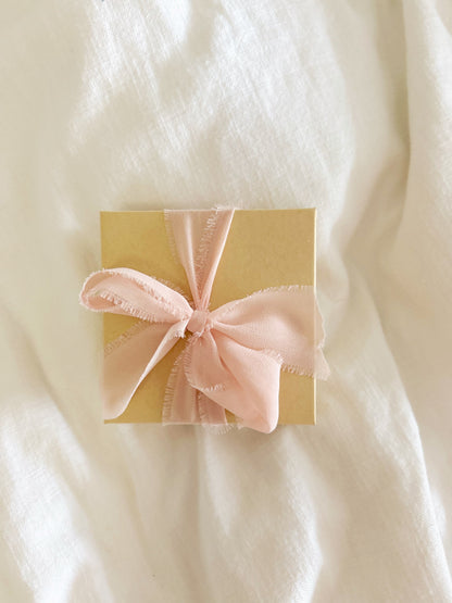 Clara’s Pink Pearl Bow Pin image 2