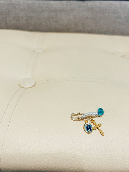 Mini Customizable Baptismal Pin image 1