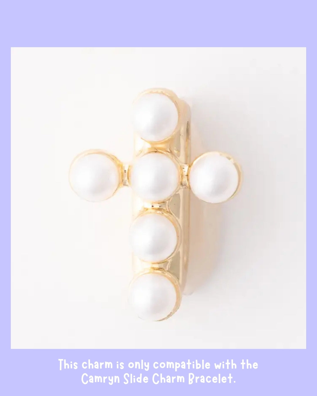 Charm Luxe Pearl Cross image 0