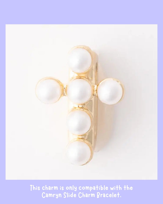Charm Luxe Pearl Cross image 0
