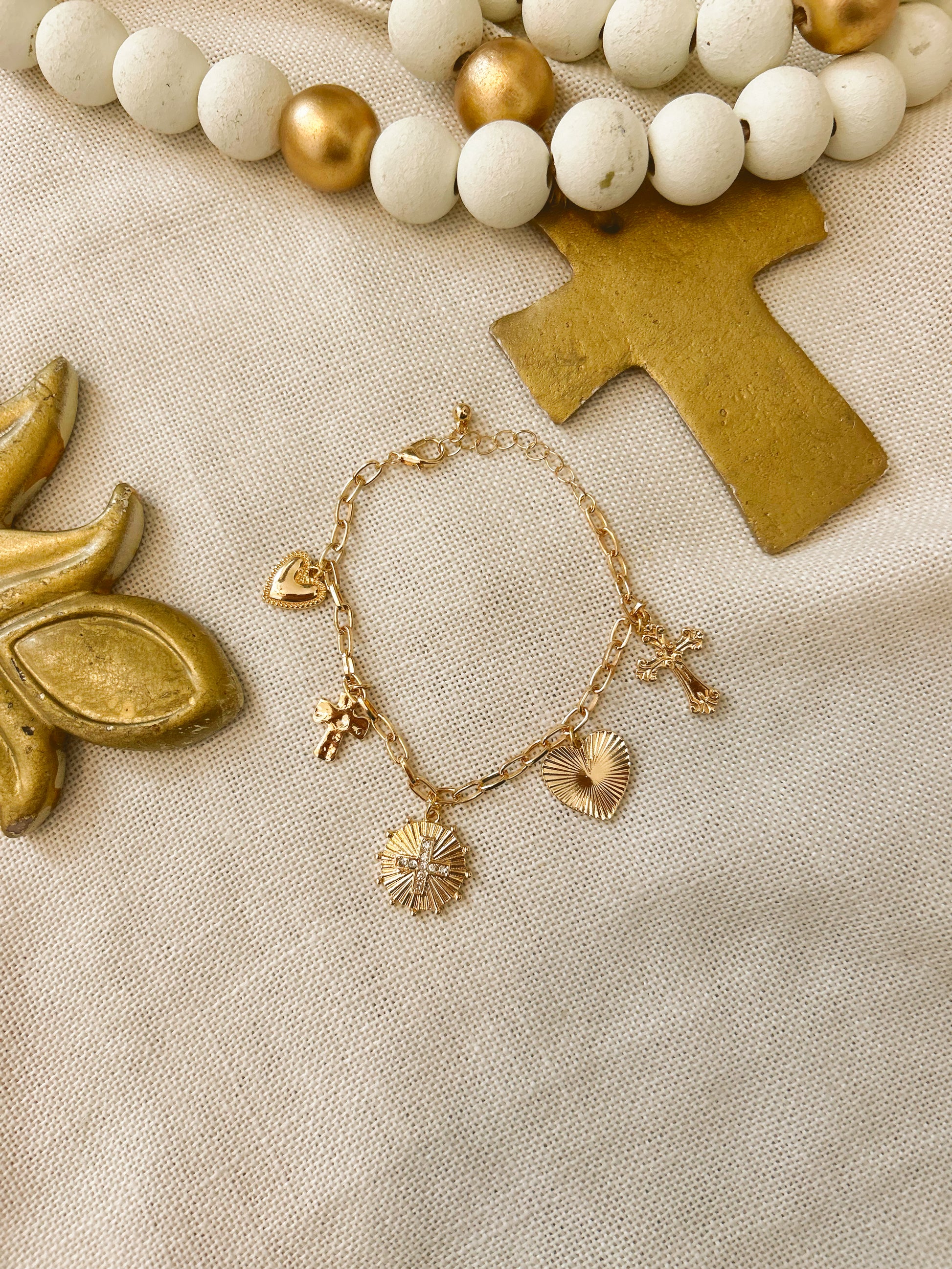 Cross Charm Bracelet image 0