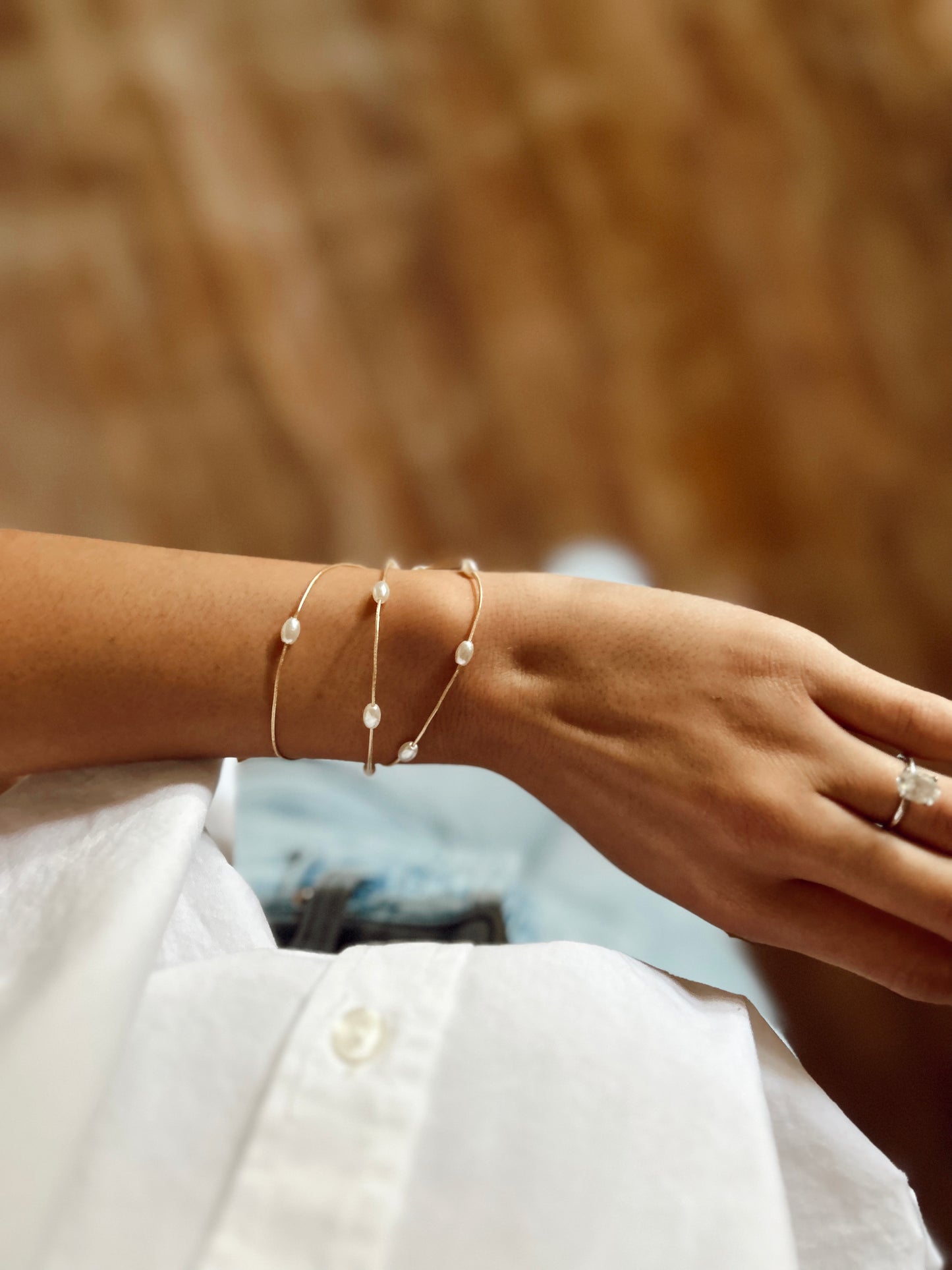 Connected Moments Pearl Bracelet image 2