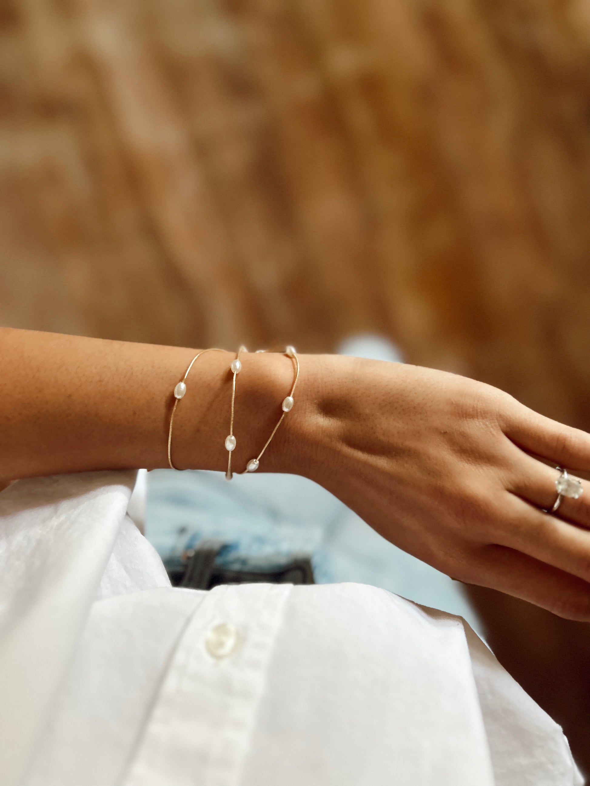 Connected Moments Pearl Bracelet image 2