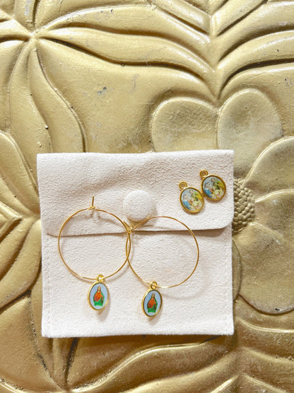 Charm Choice Hoop Earrings image 2