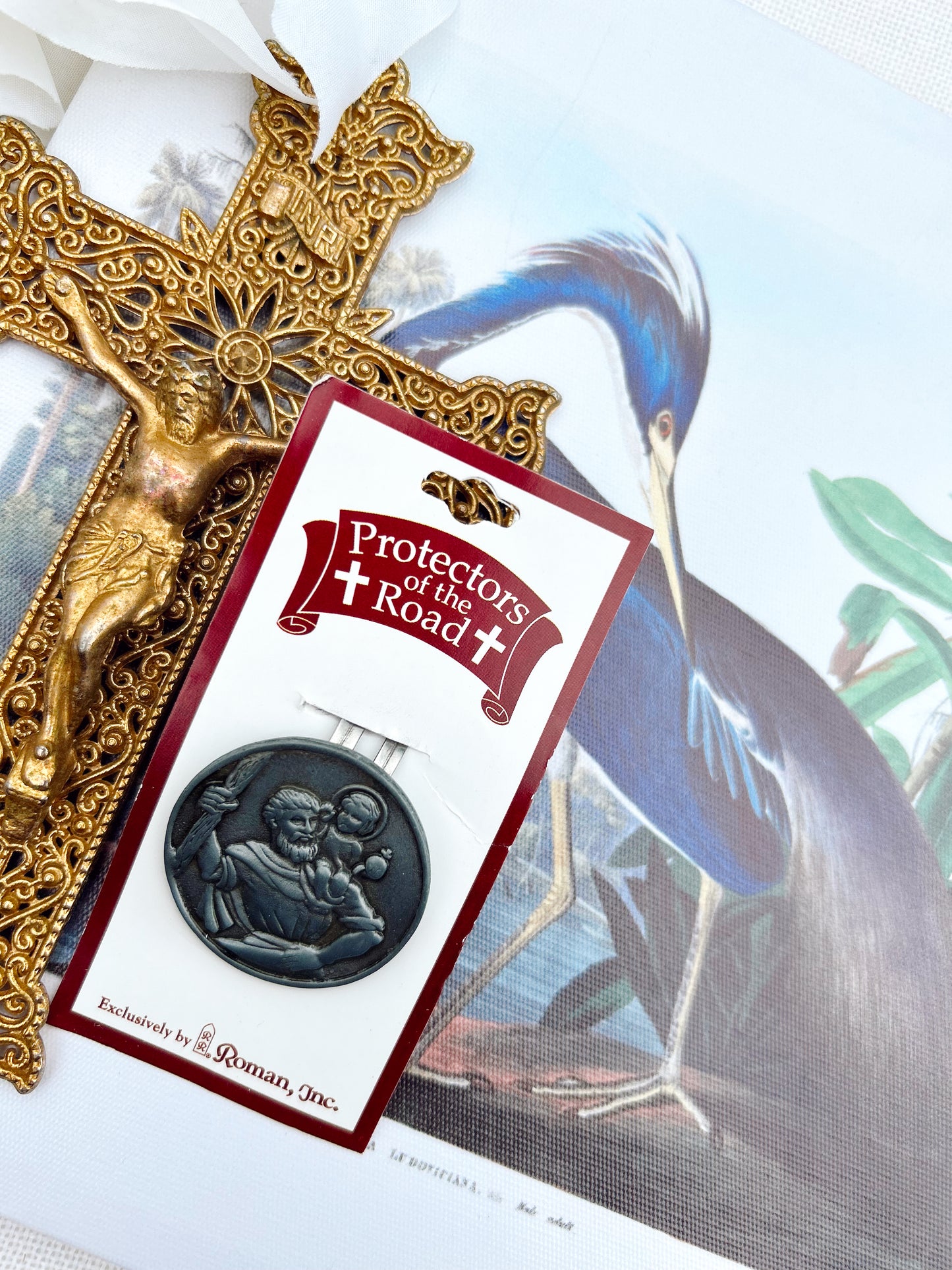 St. Christoper Protector of the Road Visor Clip image 1