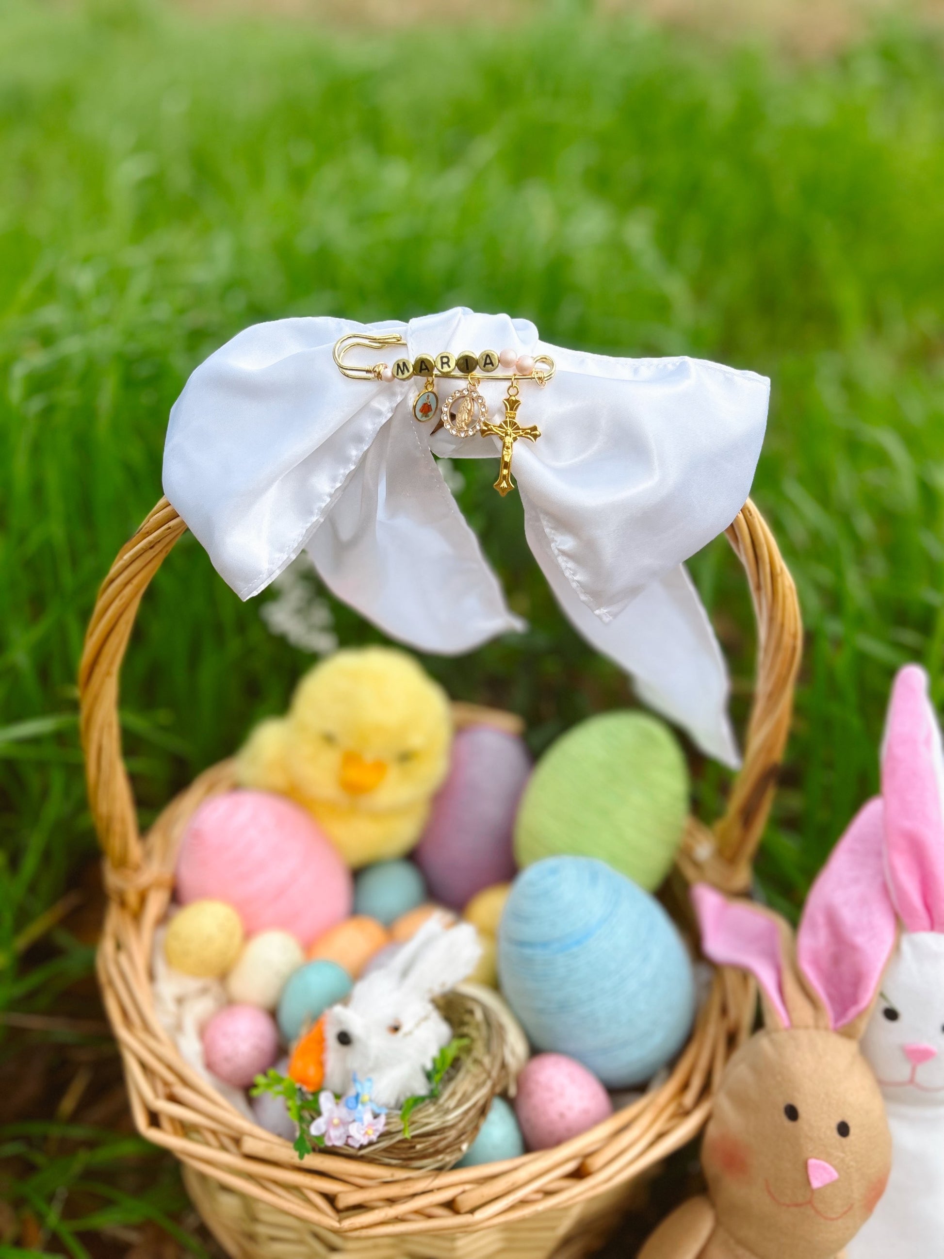 Easter Pin with Name or Initials image 6