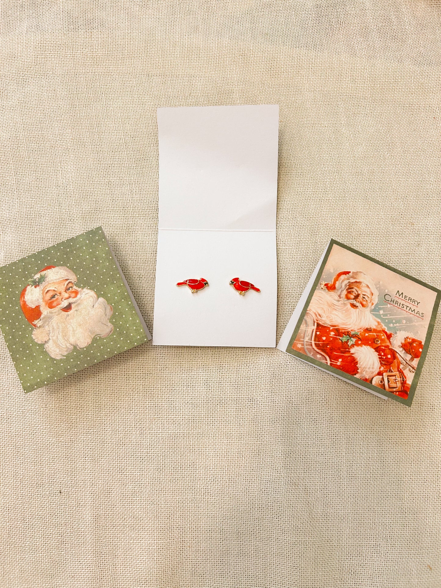 Christmas Earrings Stocking Stuffer Cards image 0