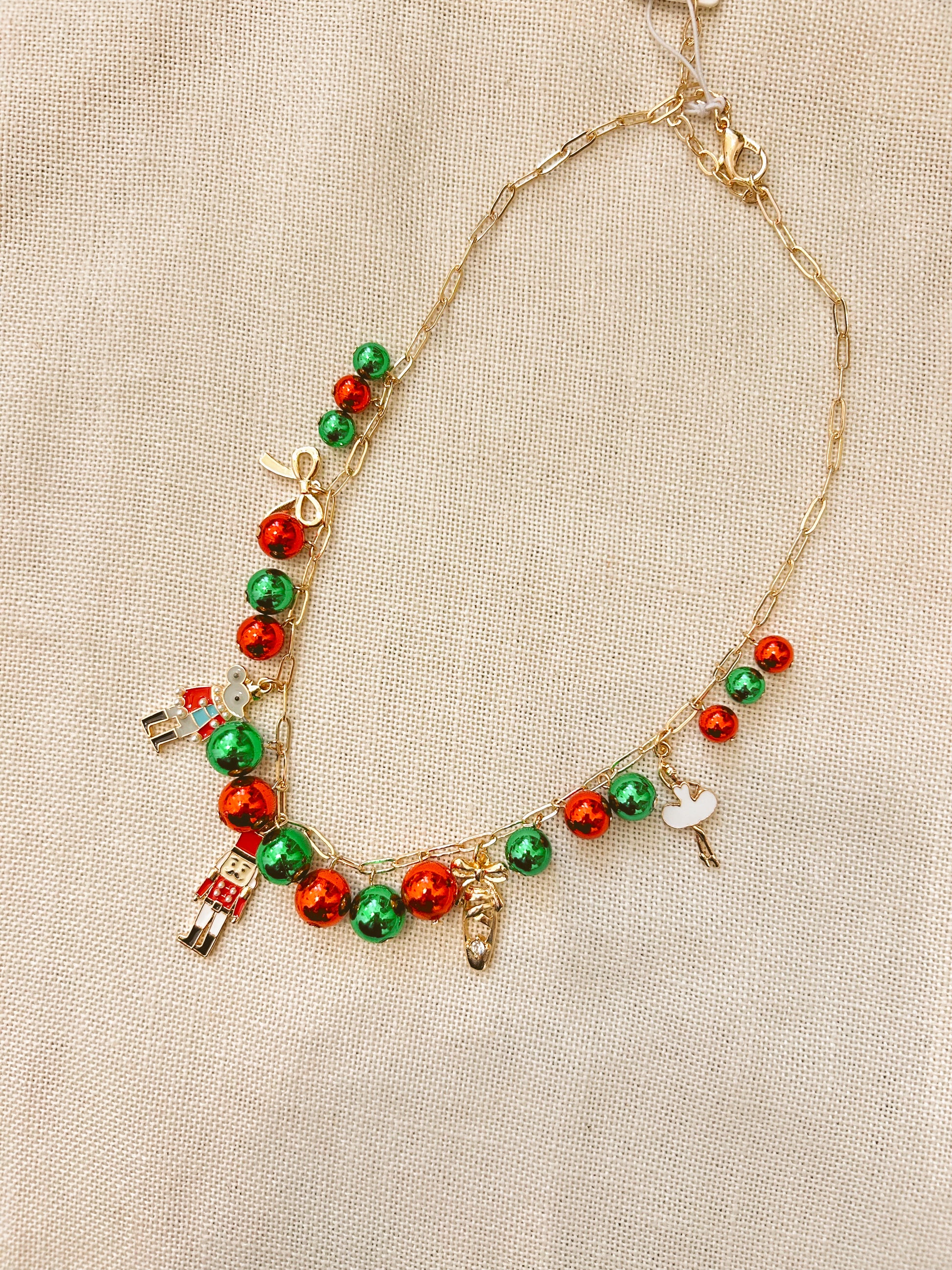 Nutcracker Ornaments Charm Necklace image 0
