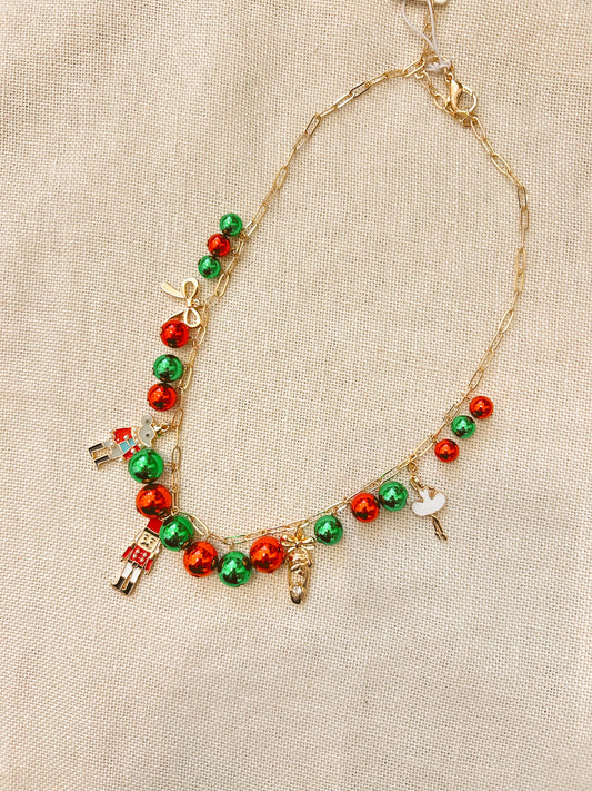 Nutcracker Ornaments Charm Necklace image 0