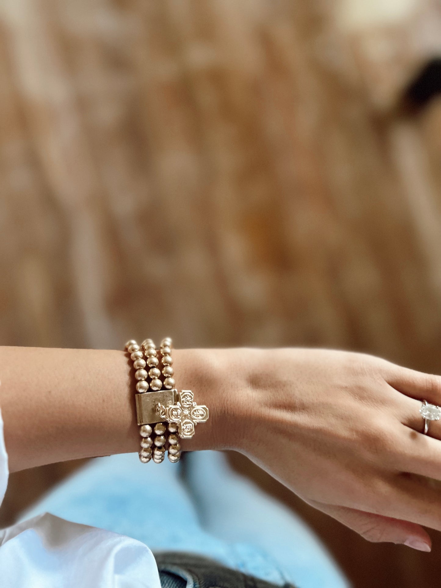 Cross Bracelet Stack Style image 5