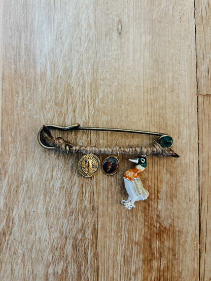 Colored Mallard Hunter Pin image 1