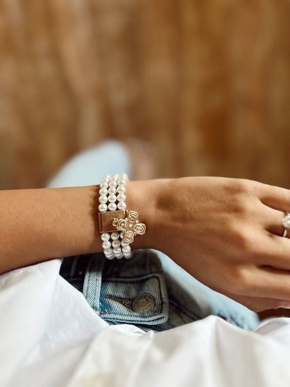 Cross Bracelet Stack Style image 0