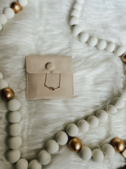 Tie the Knot Necklace Gold image 0