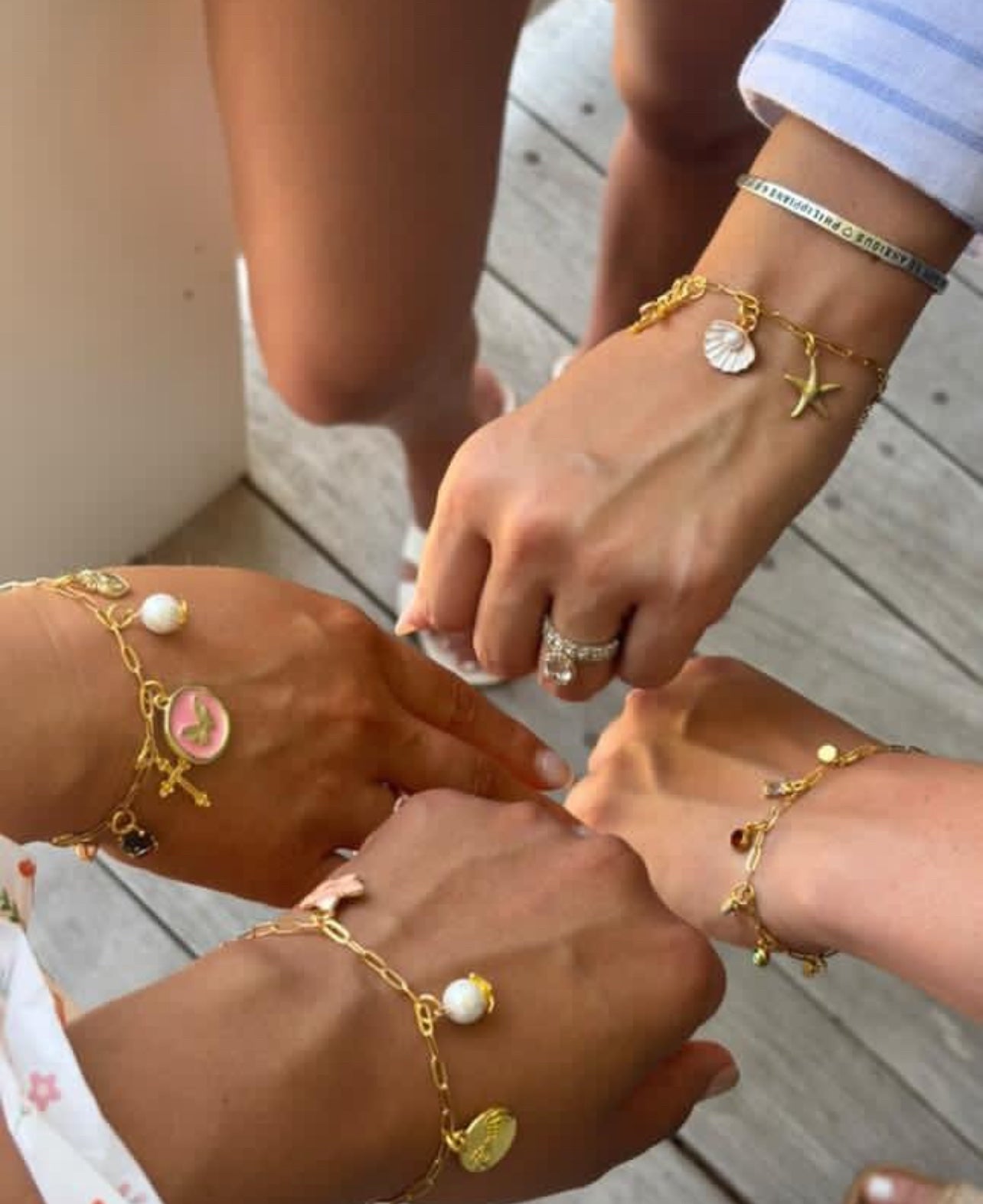 Slim Gold Chain Bracelet (Charms Not Included) image 0