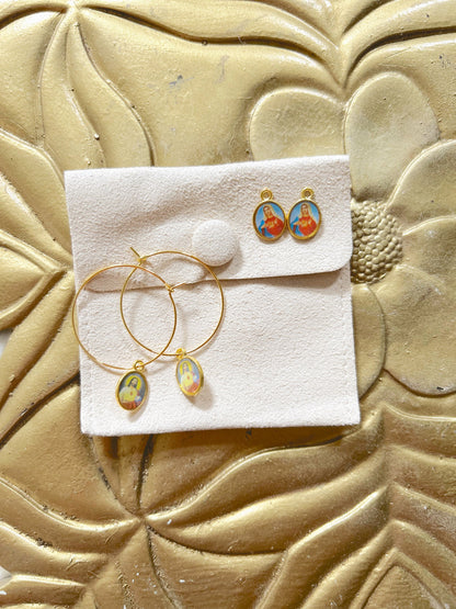 Charm Choice Hoop Earrings image 1