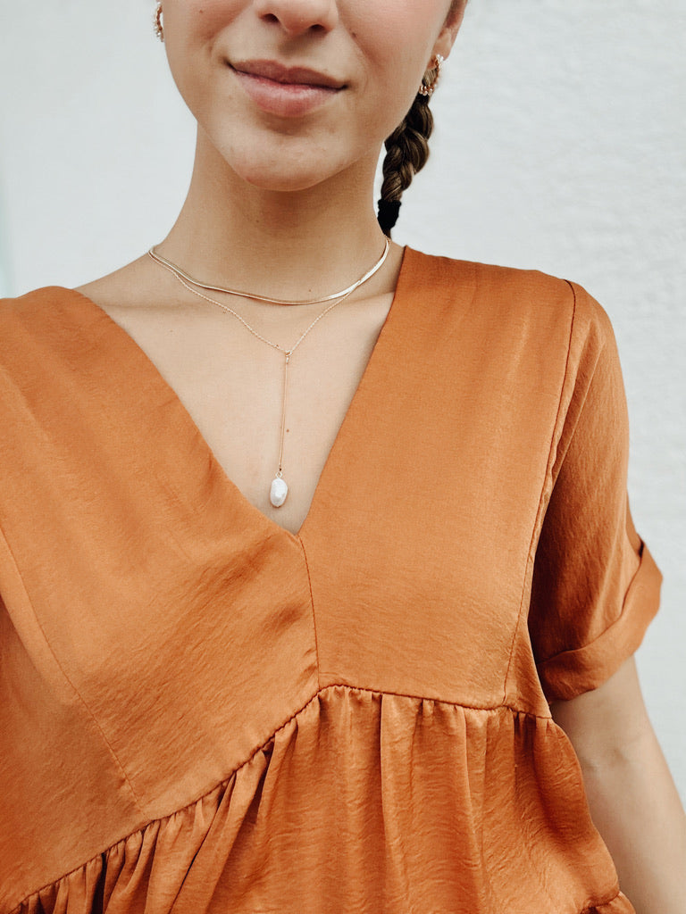 Pearl Layered Necklace image 0