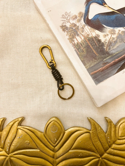 Leather Knot Charm Keychain image 2