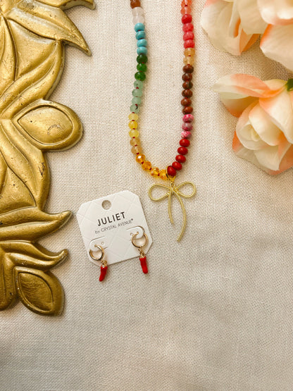 Hottest Beach Babe Chili Pepper Huggie Hoops Earrings image 3