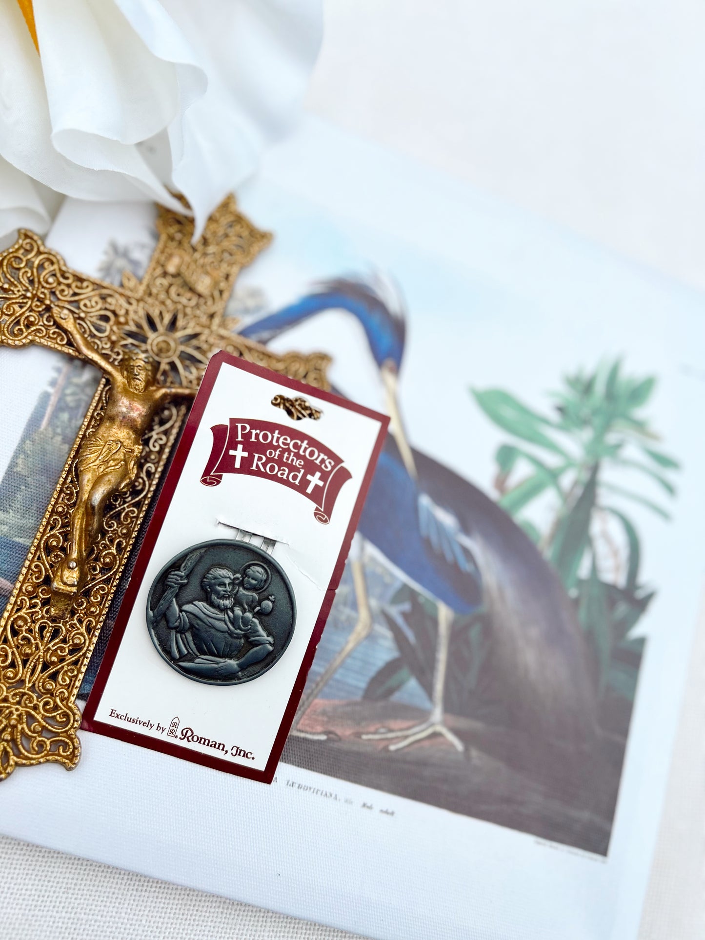 St. Christoper Protector of the Road Visor Clip image 2